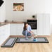 Kitchen Mat [2 PCS] Cushioned Anti-Fatigue Non-Skid Waterproof Rugs Ergonomic C