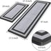 Kitchen Mat [2 PCS] Cushioned Anti-Fatigue Non-Skid Waterproof Rugs Ergonomic C