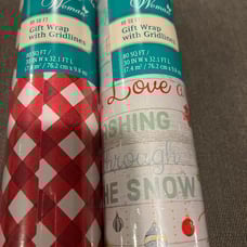 2 Rolls Pioneer Woman Wrapping Paper Holiday 160 sq feet Christmas HTF