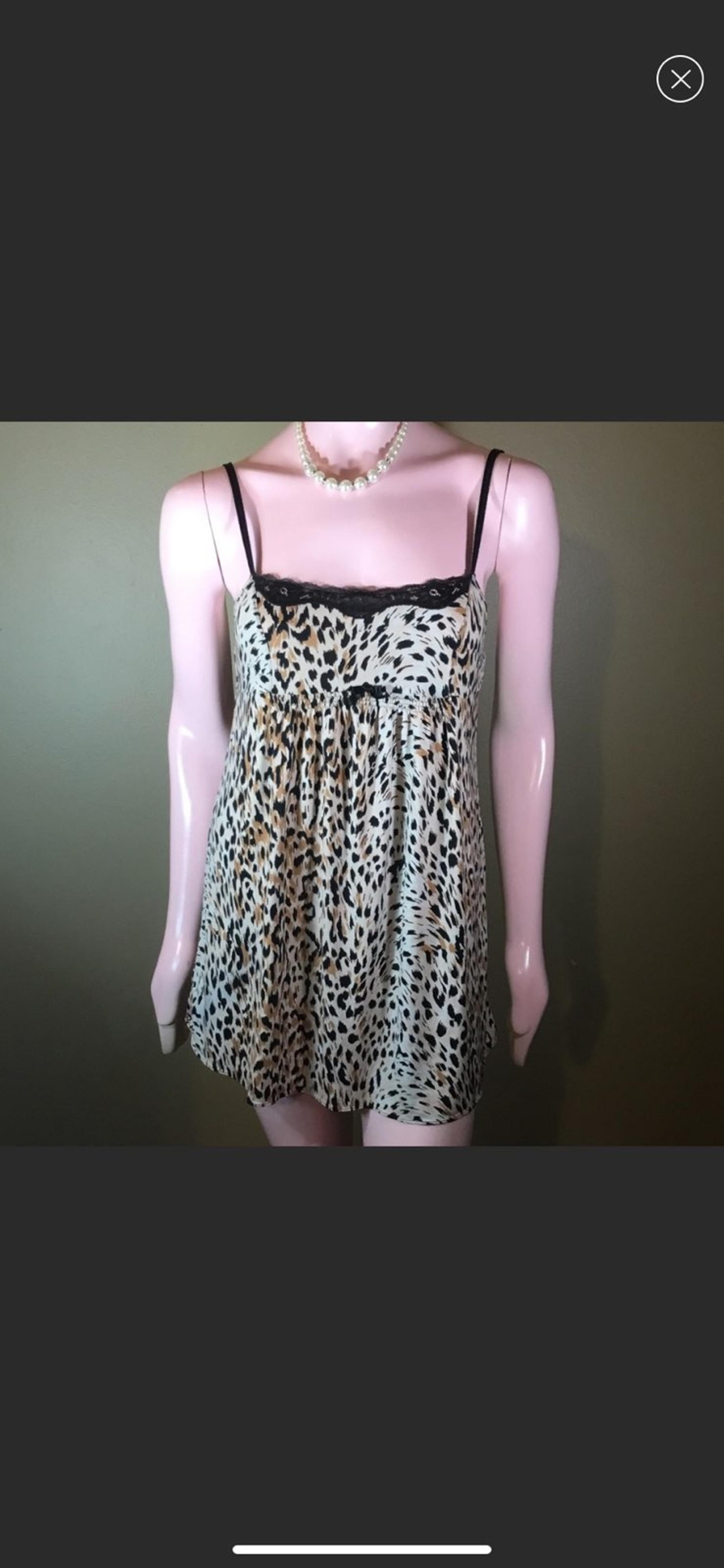 Betsey Johnson Intimate Babydoll Cheetah