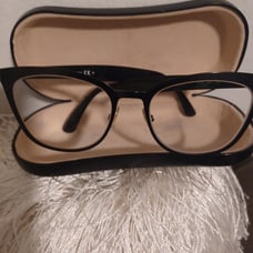 Jimmy Choo Black Glitter Frames
