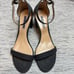 Stuart Weitzman Nearlynude Blue Denim Sandal size 10