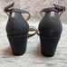 Stuart Weitzman Nearlynude Blue Denim Sandal size 10