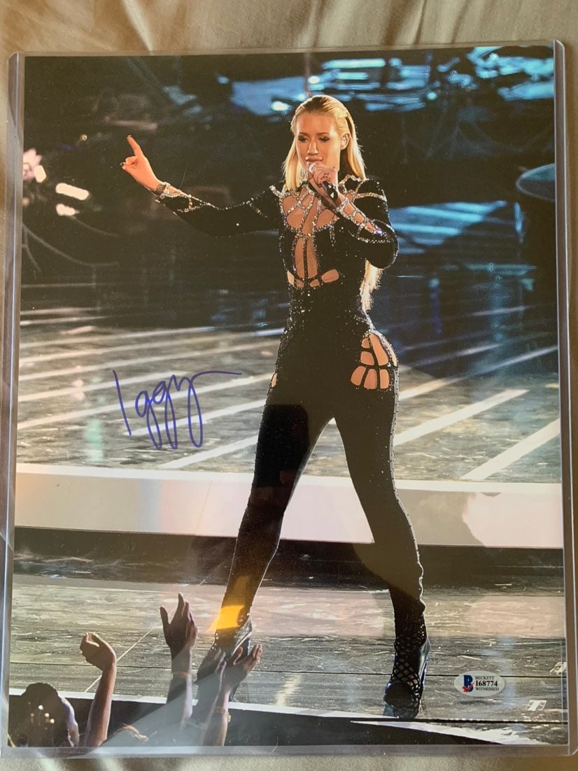 Signed Iggy Azalea Poster