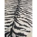 Ruggable Black & White Tiger Faux Hide Rug 4.5x6