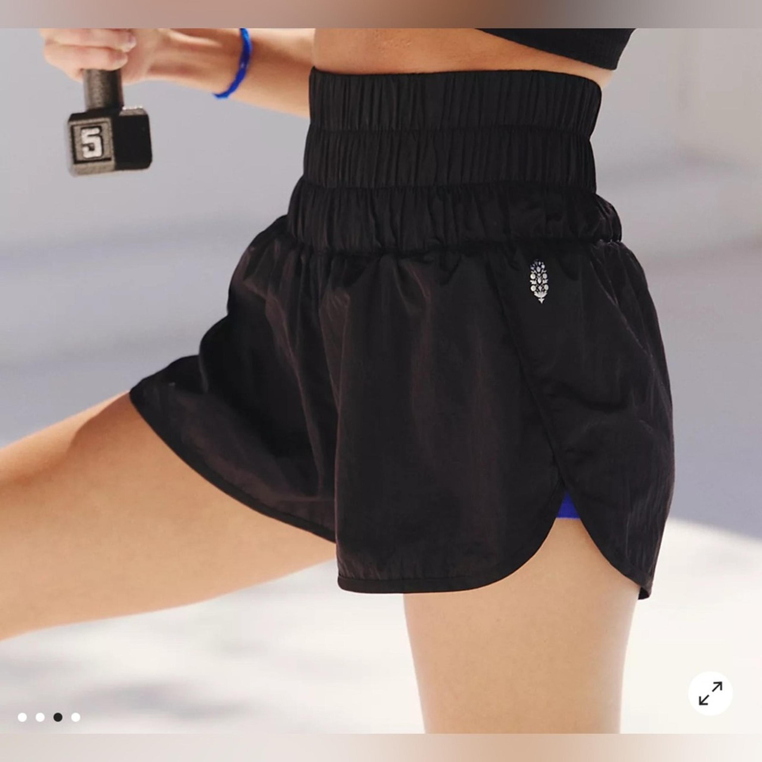 The Way Home Black Women's Shorts Boho Athleisure Activewear Sporty Sm EUC