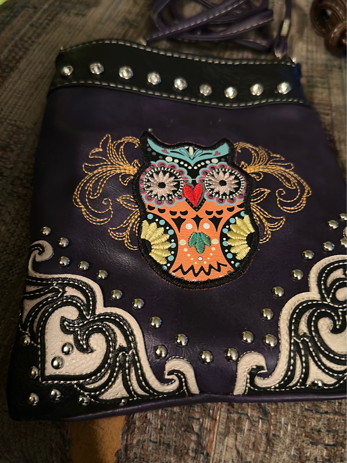 Real handmade, leather bag