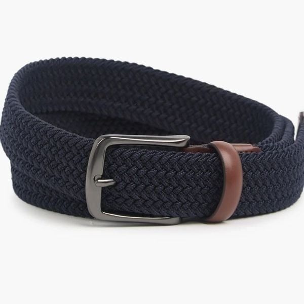 Original Penguin By Munsingwear Braided Stretch Belt-Size Medium (34-36)