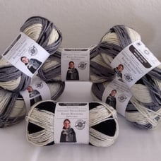 Impeccable Speckle Stripes by Loop's & Threads - News Paper - FREE SHIPPING