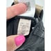 Madewell Mid Rise Kick Out Crop Jean in Coated Black Size 26 NWT