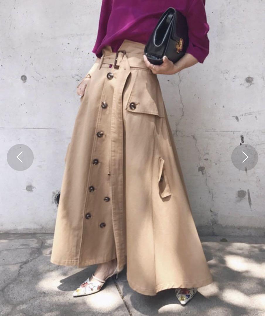 【Unused】Ameri TRENCH LIKE SKIRT