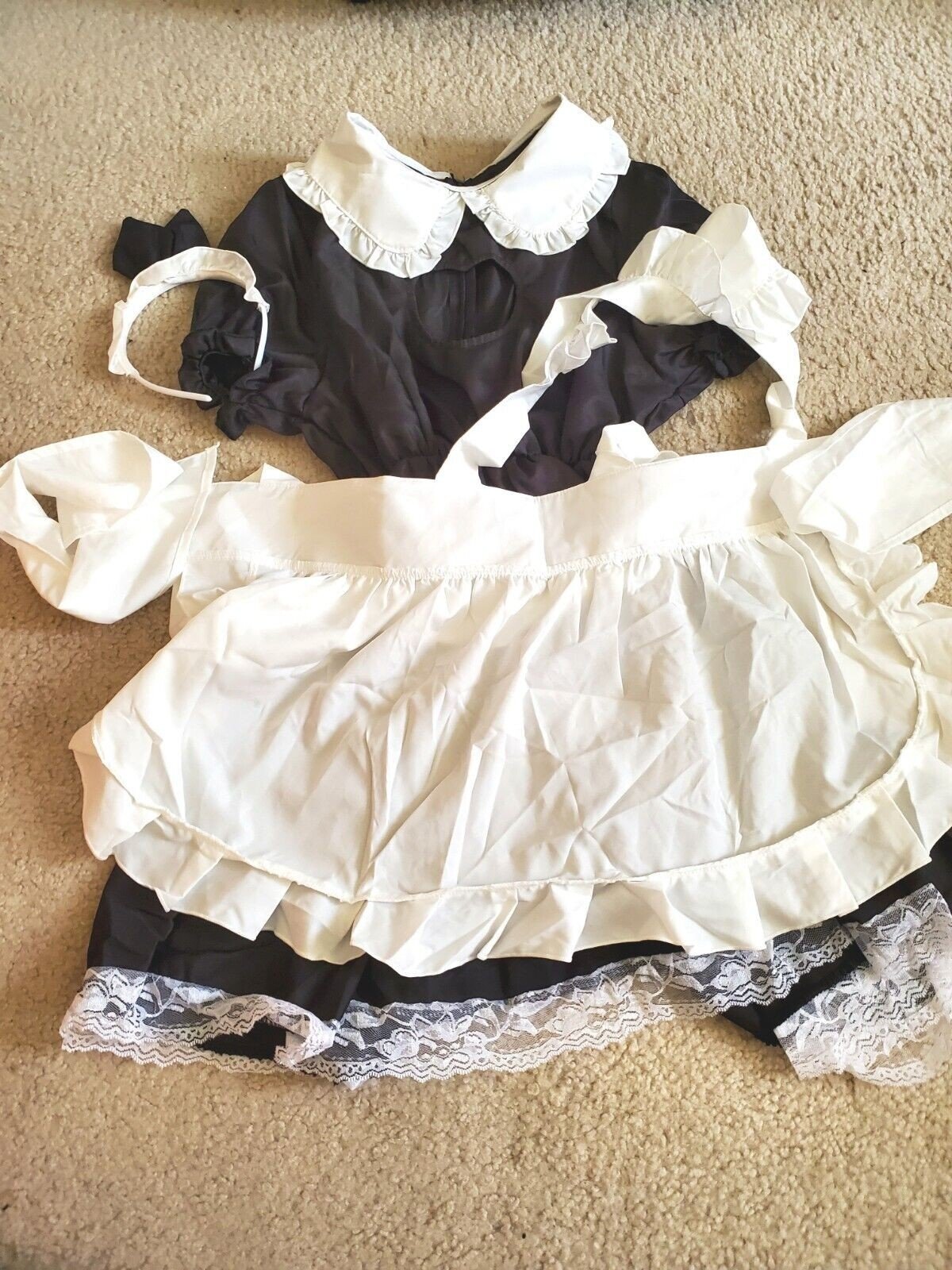Cosplay Anime Maid Dress with Accessories
