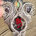 Demon Fire Opal & Rough Garnet Pendant/necklace