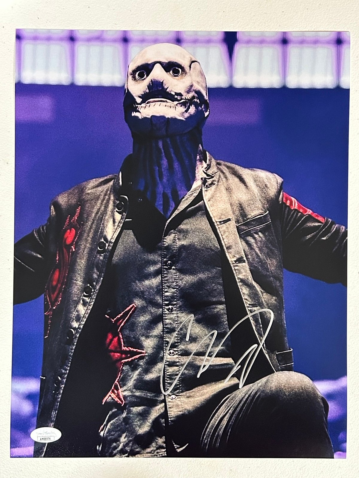 Slipknot Corey Taylor autographed signed 11x14 photo exact proof jsa coa AM88976