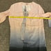 Badgley Mischka 100% Silk Peach/Grey Ombre Robe - S
