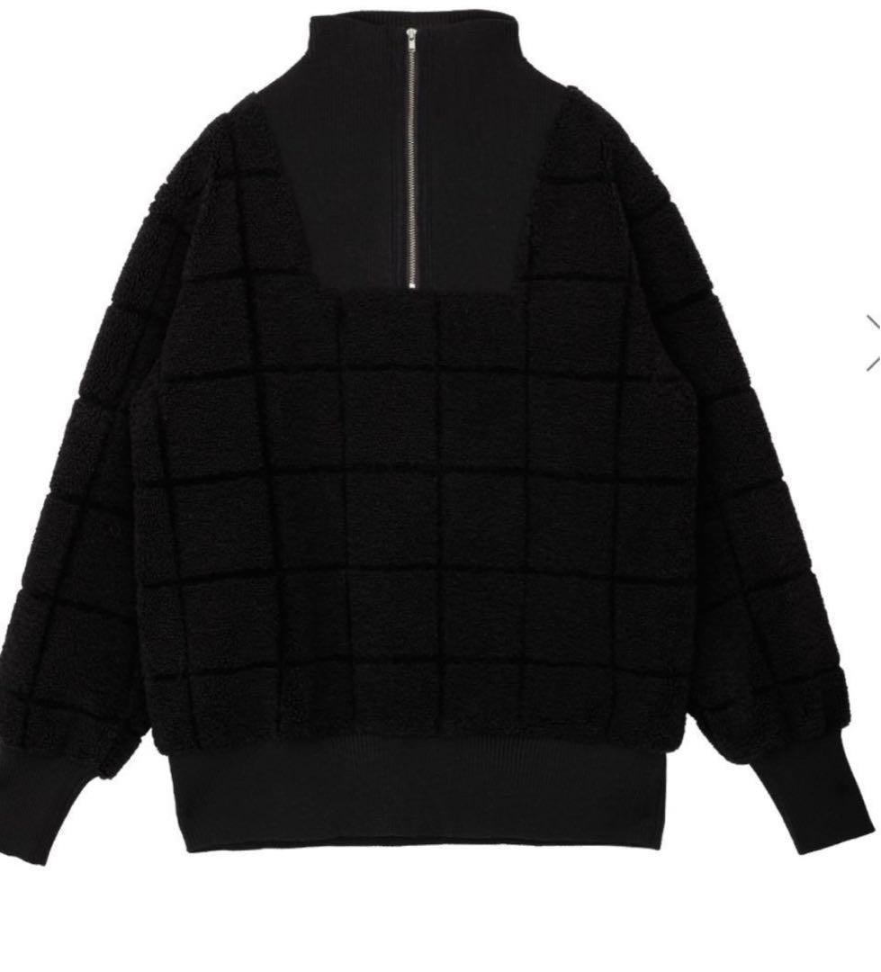 Sold-out product: SQUARE BOA HALF ZIP TOP Ameri