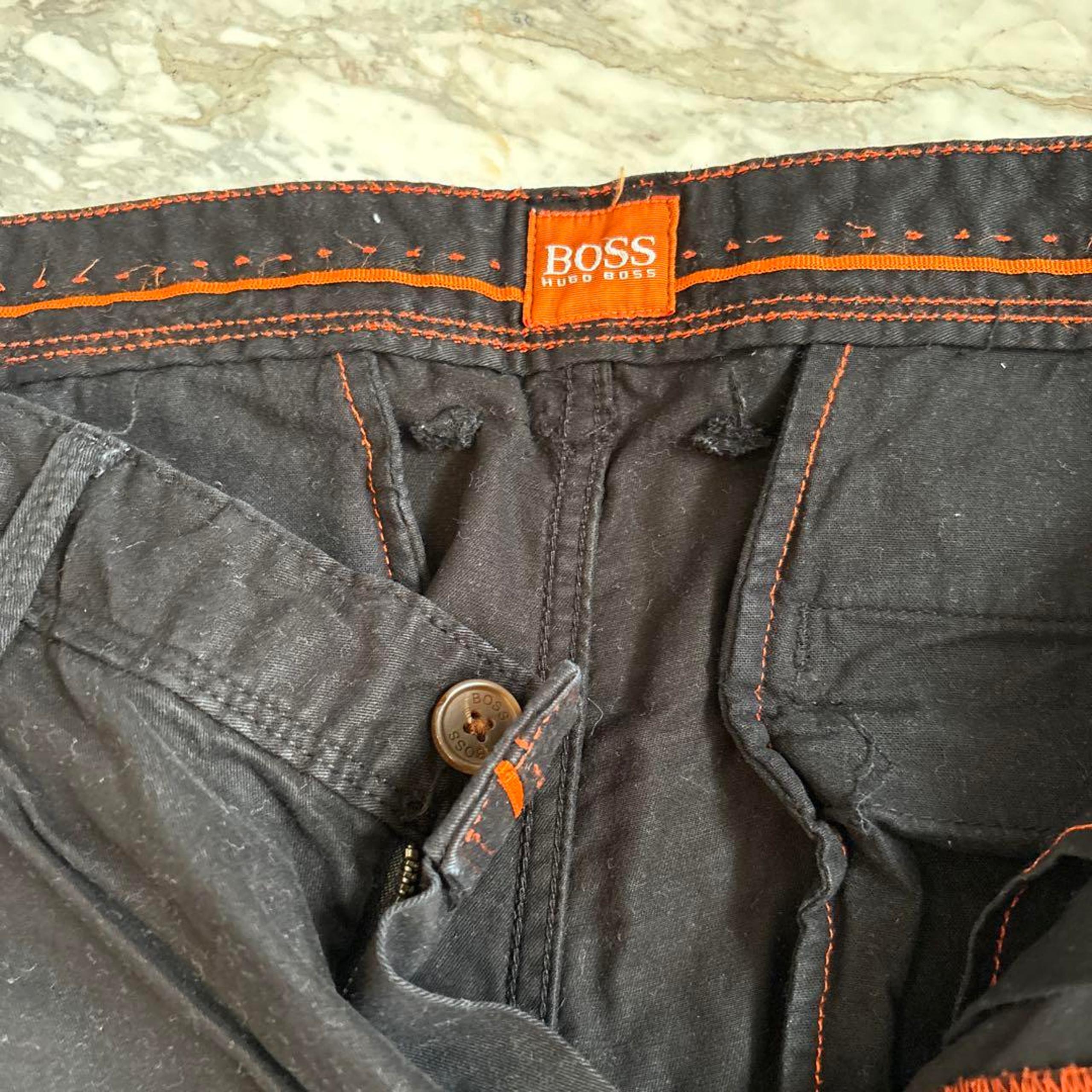 HUGO BOSS Slim Fit Black Chinos