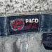 Vintage Paco Jeans Mens 33x32 Loose Fit Baggy Blue Denim Skater Hip Hop Y2K