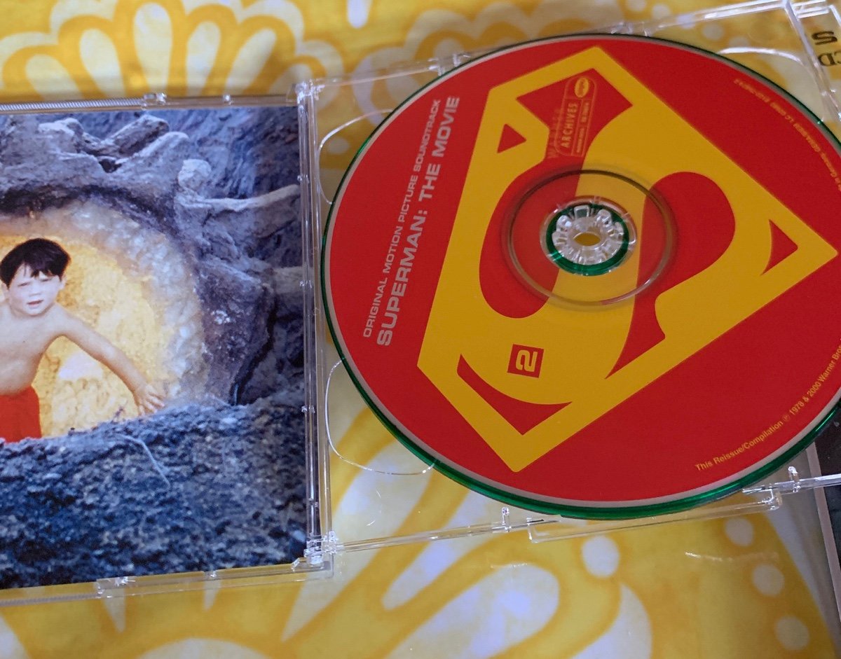 廃盤　オリジナルサウンドトラックCD「スーパーマン　THE MOVIE」2枚組 廃盤 オリジナルサウンドトラックCD「スーパーマン THE MOVIE」2