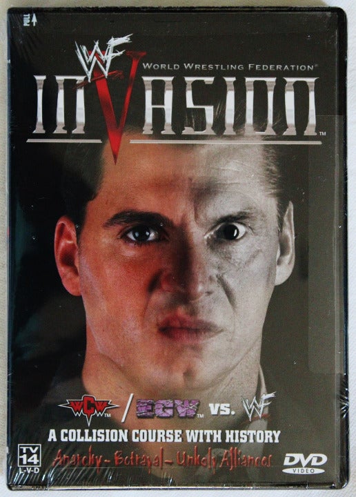 WWF Invasion 2001 DVD FACTORY SEALED WCW WWE Trish Lita Jericho Undertaker RVD