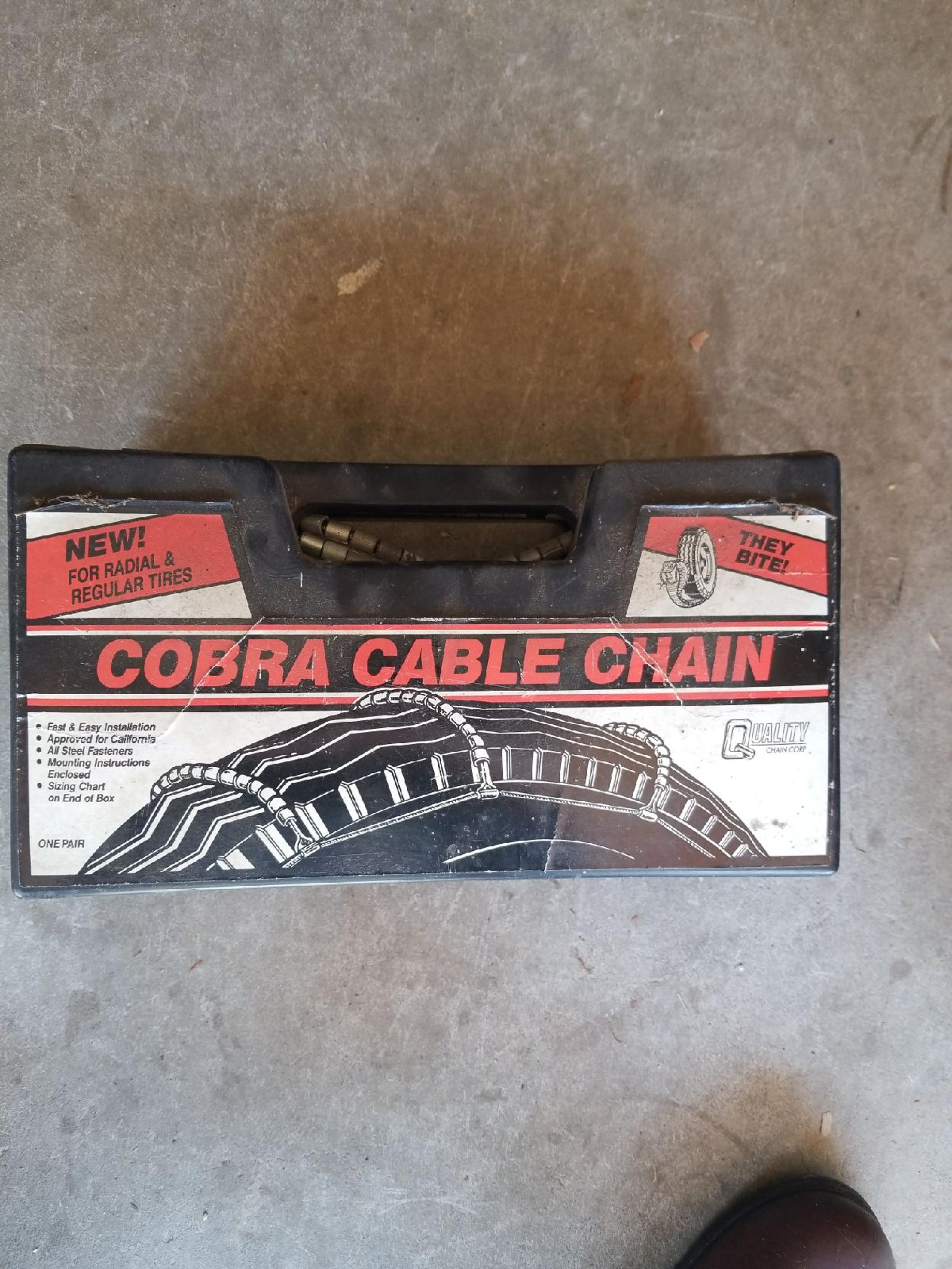 Cobra tire chains by Quality Brand
