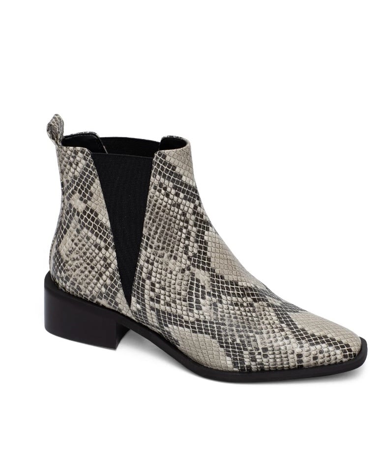 Linea Paolo Vera Snake Embossed Chelsea Boots-NWT-size 9