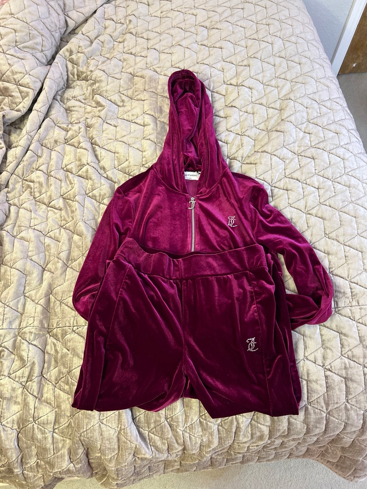 Juicy couture purple tracksuit
