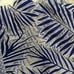 PARKER White Blue Palm Print Sheer Beach Cover Up One Size