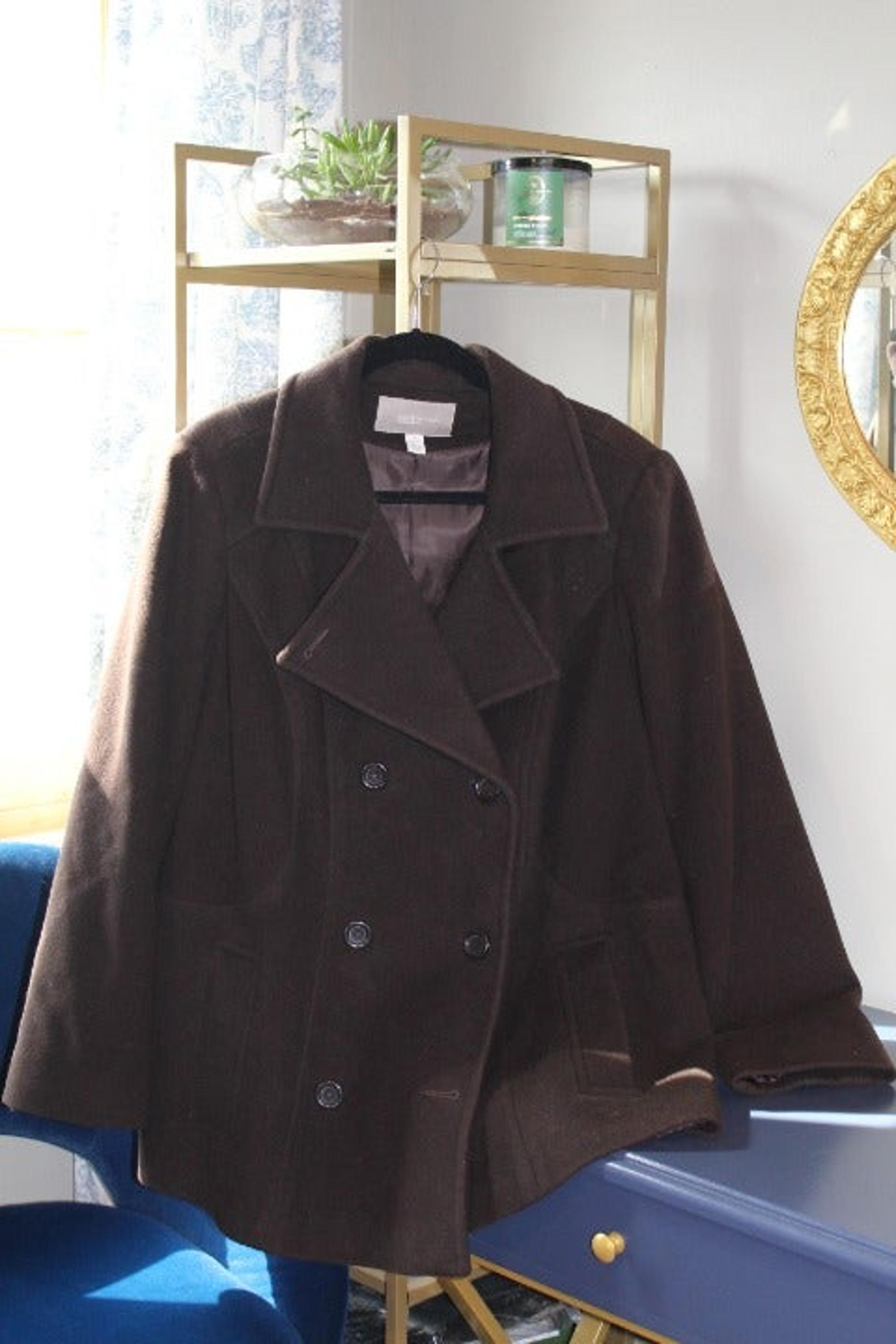 Crofts Barrow Brown Peacoat