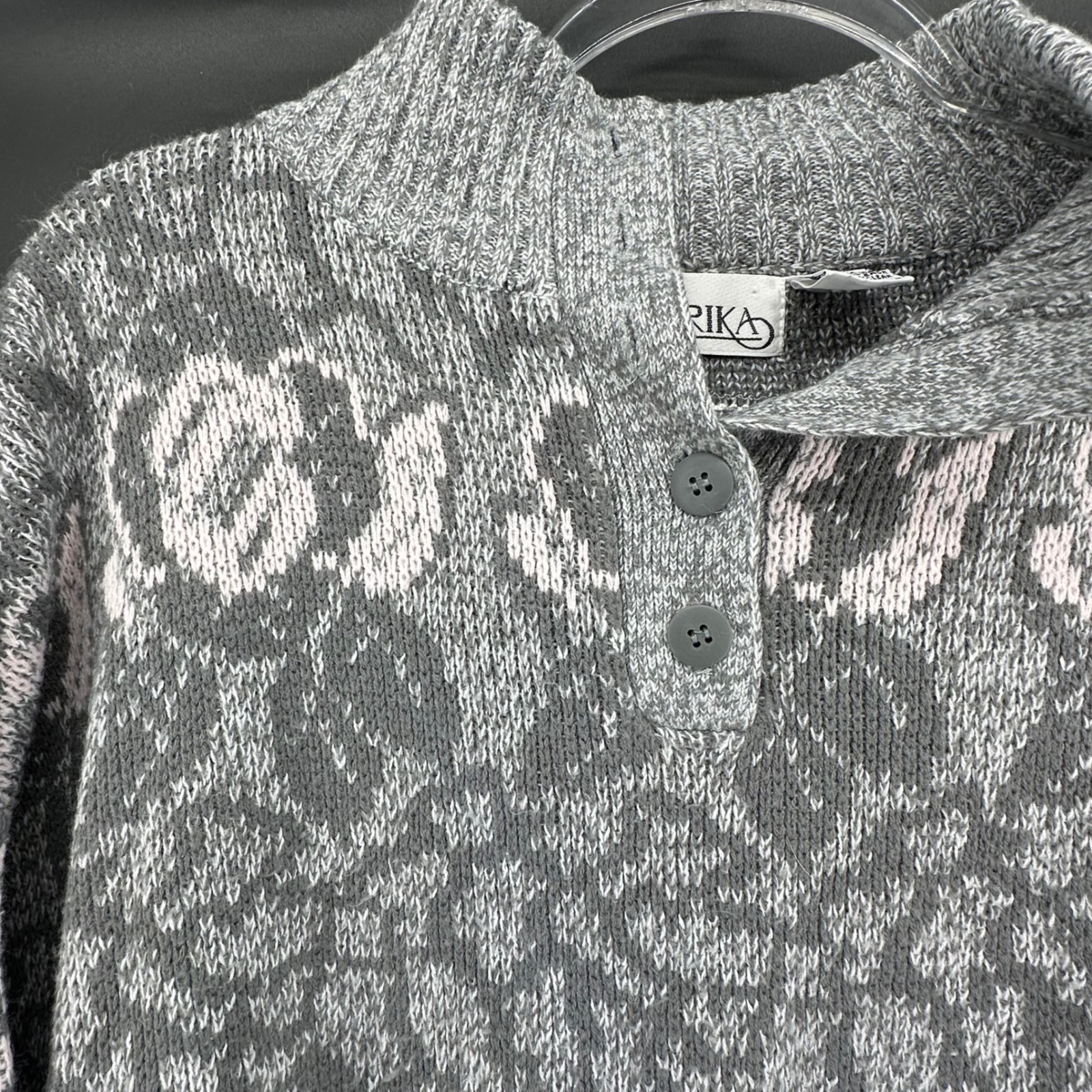 Vintage 90s floral knit sweater pullover vintage 1990s knit sweater