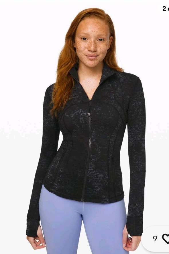 Lululemon define jacket size 8 color black