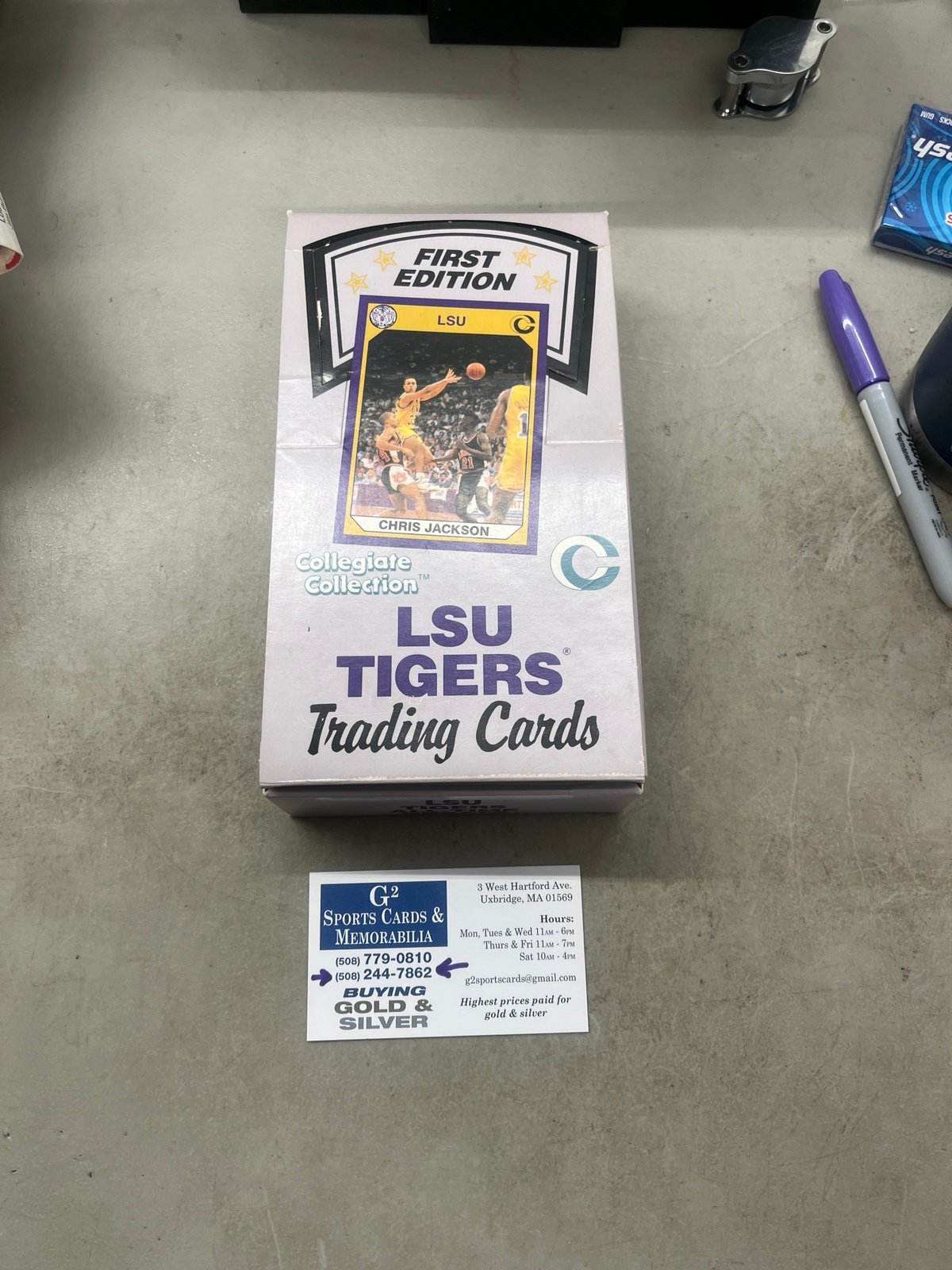Collegiate Collection LSU Tigers First Edition Trading Cards LOT 36 Sealed Packs