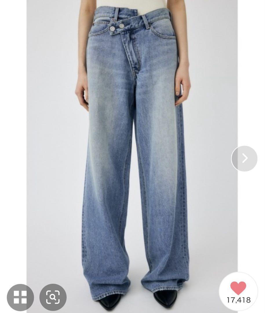 MOUSSY Light Blue Wide Leg Pants