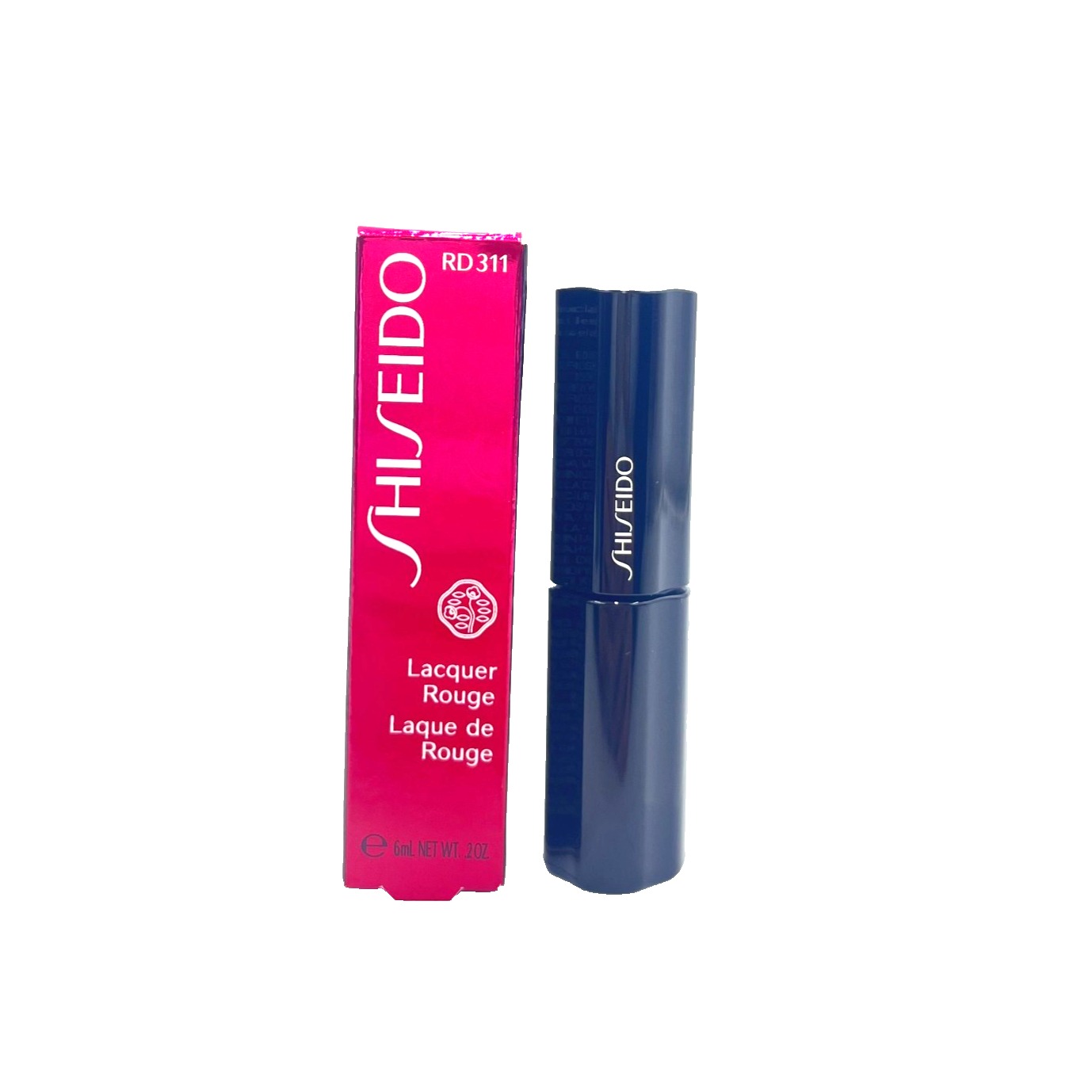 Shiseido  Lacquer Rouge Liquid Lip Color Shade RD311 0.2oz / 6 ML