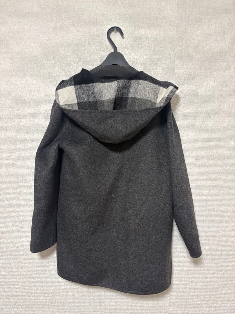 New with tags: Crestbridge Check River Poly Wool Cardigan Coat