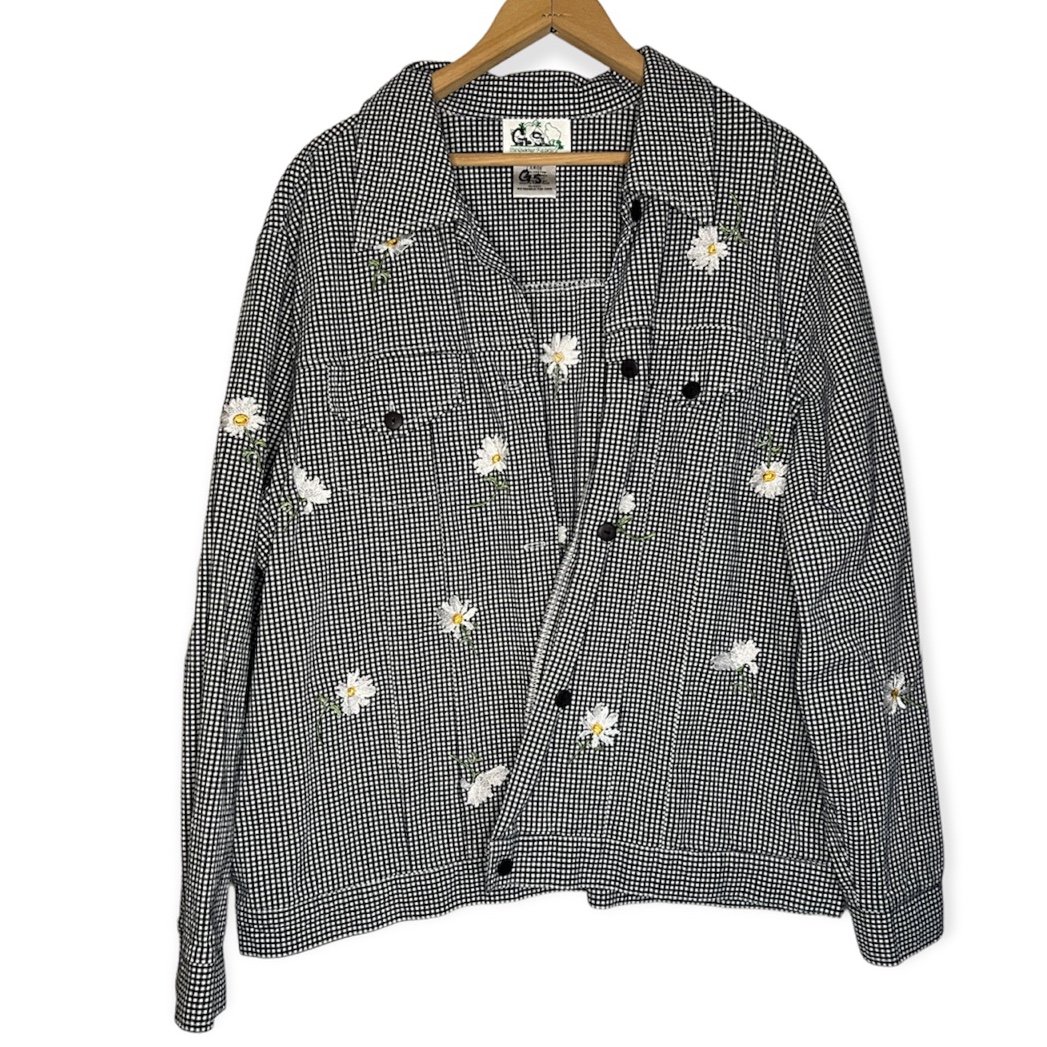 Vintage Floral Quacker Factory Jacket size L