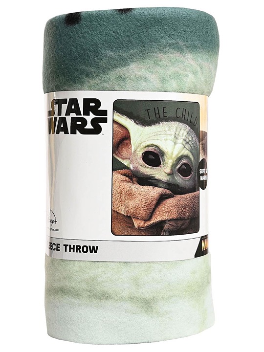 Disney Star Wars Baby Yoda Throw Blanket 45" x 60" The Child