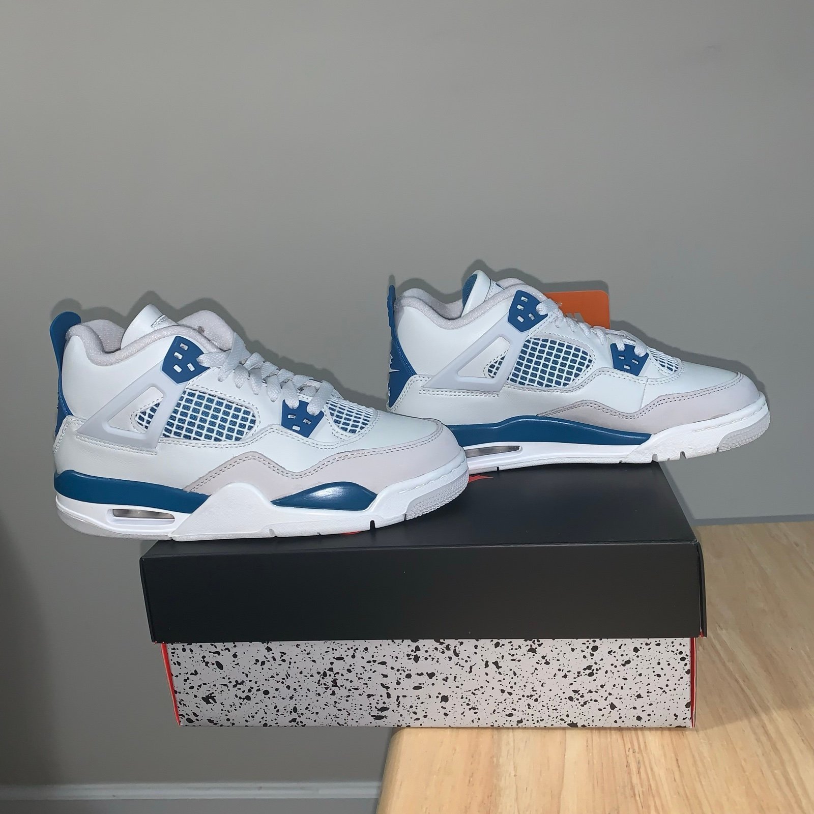 Air Jordan 4 Retro Military Blue GS Shoes