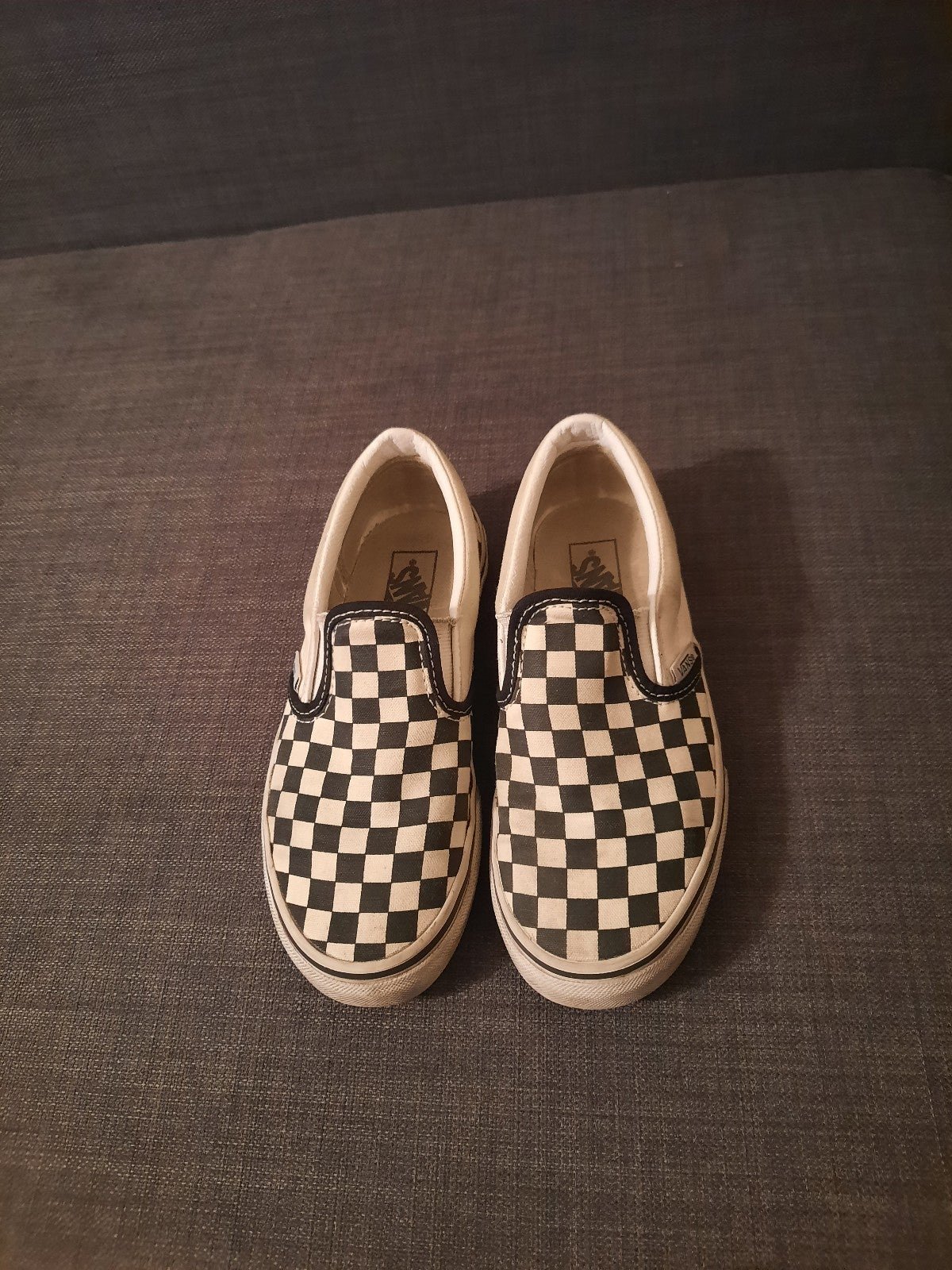 Vans of the Wall Checkered Shoes Size 1
