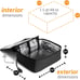 Hotlogic Mini Portable Oven & Food Warmer Bag With Polyethylene Foam Insulation