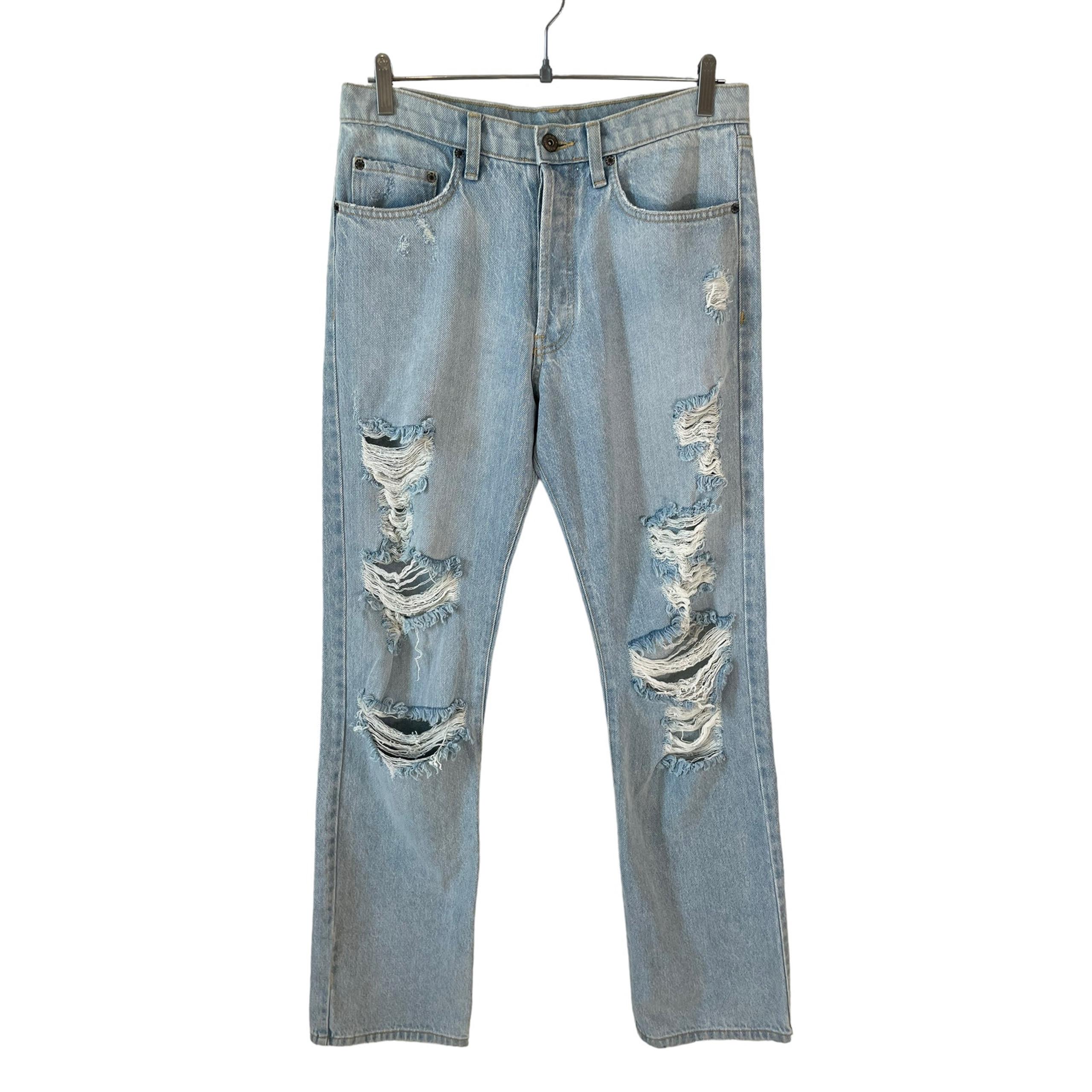 NWT CARMAR LF Women's Freddy Boyfriend Fit Distressed Jeans Light Wash Size 26
