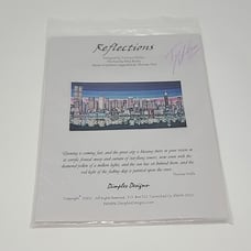 Reflections Dimples Designs New York City Skyline Cross Stitch Terrence Nolan