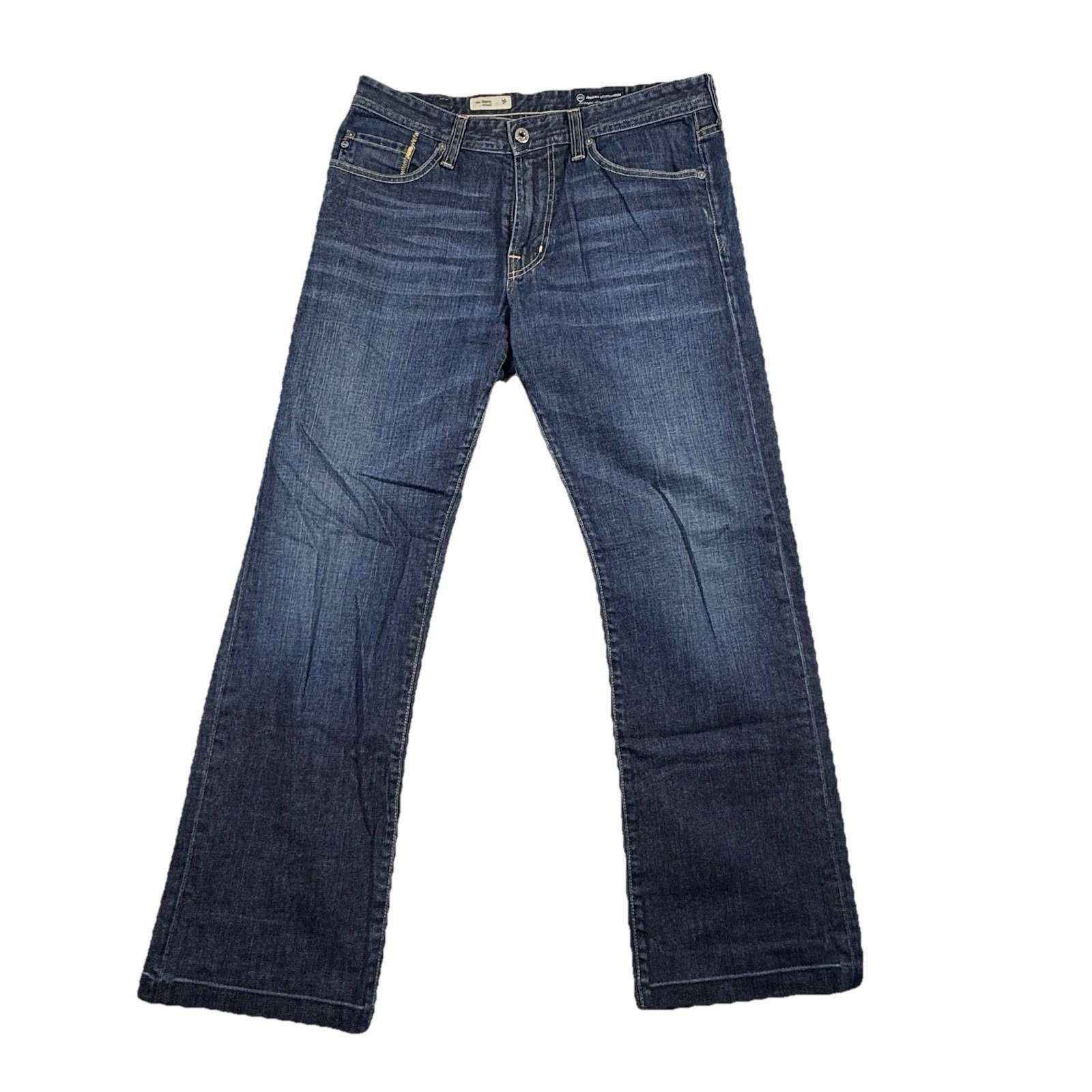Authentic AG Adriano Goldschmied the HERO Relaxed Men's Blue Jeans Sz 32x34
