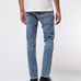 Nudie Jeans Co Thin Finn Lost Orange Skinny Blue Jeans Organic Cotton W24 L32