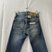 Nudie Jeans Co Thin Finn Lost Orange Skinny Blue Jeans Organic Cotton W24 L32