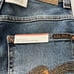Nudie Jeans Co Thin Finn Lost Orange Skinny Blue Jeans Organic Cotton W24 L32