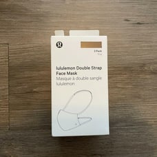 Lululemon Face Mask Black 3 pack Sealed