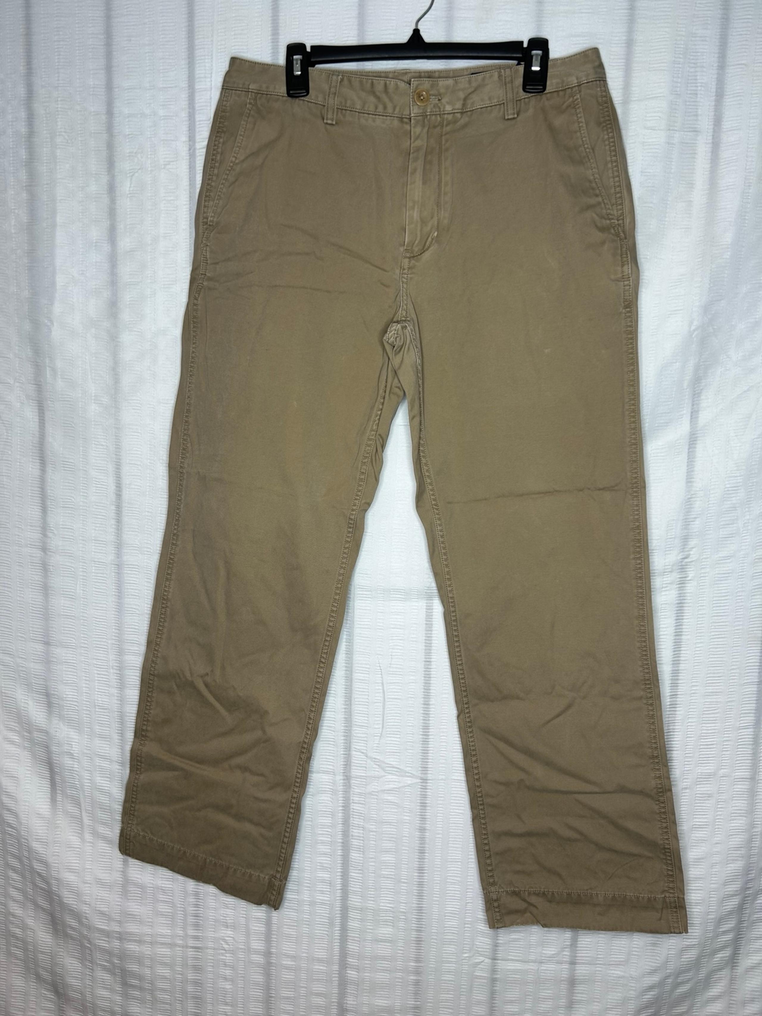 Vineyard Vines Mens Island Pants 34x30 Beige Tan Brown Classic Golf Chino 980