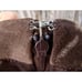 Vintage Chocolate Suede Pencil Skirt