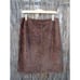 Vintage Chocolate Suede Pencil Skirt